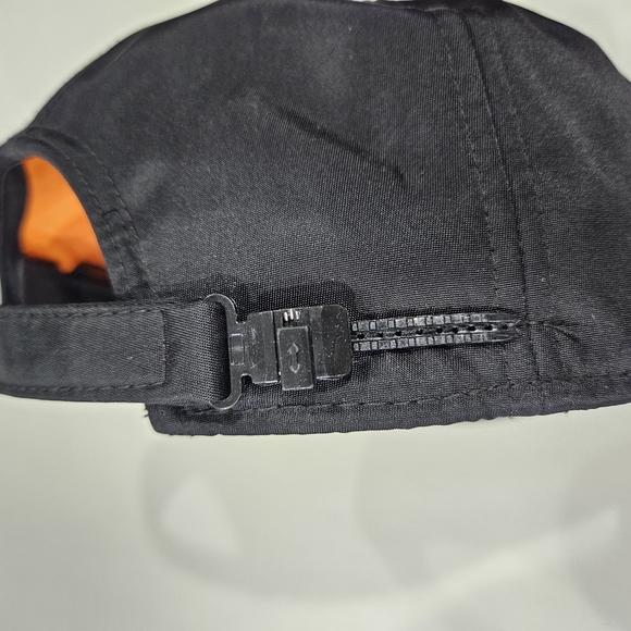 New Era Blacked Out Nylon Los Angeles Angels Baseball Hat. W /Adj Strap - Picture 6 of 6